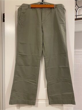 GAP Olive Green Women's Straight Leg Trousers
